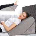 AllSett Health Adjustable 7-in-1 Comfort Bed Wedge Pillow by AllSettHealth