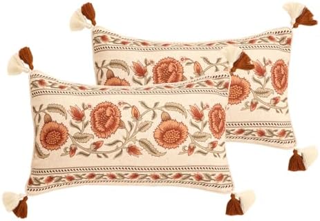 ISAENNE Designer French Linen Throw Pillow Cover by Isaennehomedecoration
