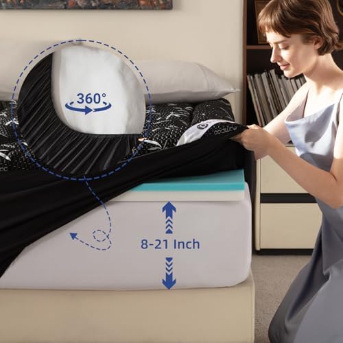 PRIMESOFT Full Size 4 Inch Mattress Topper - Image 5