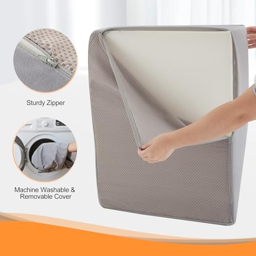 Ruqmuis Leg Elevation Pillow for After Surgery, 8inch Foam Leg Elevating Pillow - Image 6