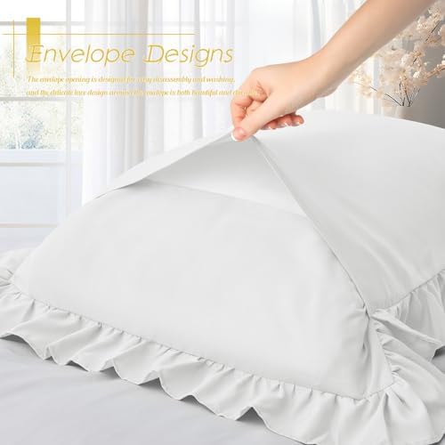 Ruffled Pillow Cases, Body 20"x54" - Image 6