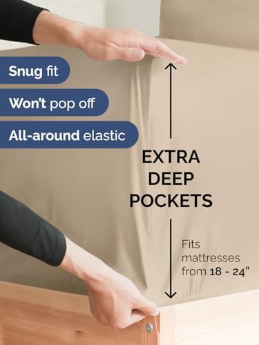 CGK Linens Extra Deep Cal King Fitted Sheet - Image 2