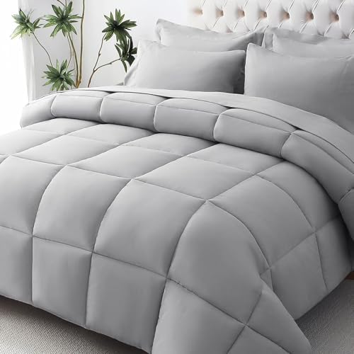 JOLLYVOGUE King Comforter Set, Ultra-Soft Bed in a Bag King Size 7 Pieces by JOLLYVOGUE
