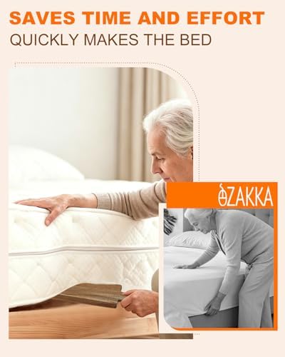 Wood Bed Tucker Tool for Changing Sheets, Easy Lever-Action Bed Maker - Image 4