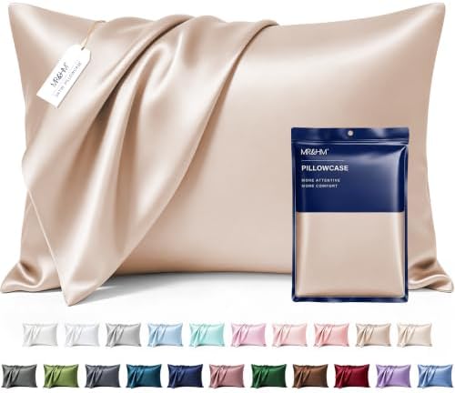 MR&HM Satin Pillowcase 2 Pack, Standard Size 20"x26" by MRHM