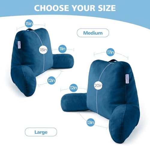 Reading Pillow for Bed Sitting Up, Adults and Teens Backrest - Image 3