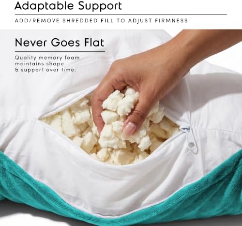 Nestl Reading Pillow for Bed, Back Pillow for Sitting Up in Bed - Image 3