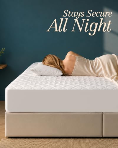 Super Queen Mattress Pad Mattress Protector Topper Fits 16" Deep Pocket - Image 4
