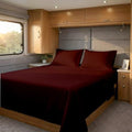 Cottingon 4 Piece RV King Sheets Fits 15" Deep, Egyptian Cotton by COTTINGON