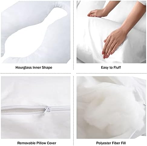 Lavish Home Full Body Pillow- 7 in 1 Jumbo Pillow - Image 4