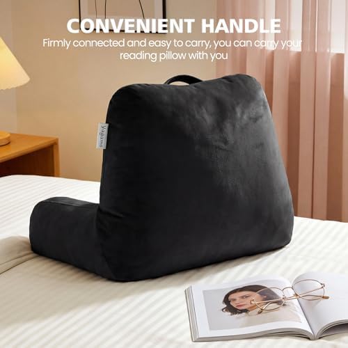 Reading Pillow with Adjustable Memory Foam, Adult Backrest with Arms, Back - Image 4