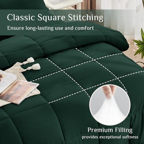 JOLLYVOGUE Full Comforter Set, Ultra-Soft Bed in a Bag Full Size 7 Pieces - Image 3