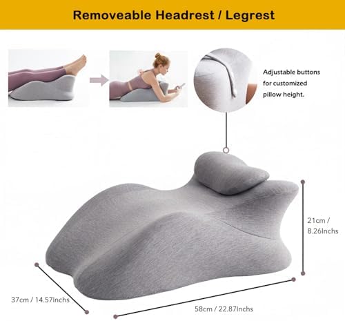 StarAneer Memory Foam Ergonomic Wedge Pillow & Reading Pillow – Orthopedic - Image 5