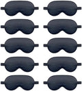 10 Pack Sleep Mask, Silk Eye Mask, by QISEQIRO