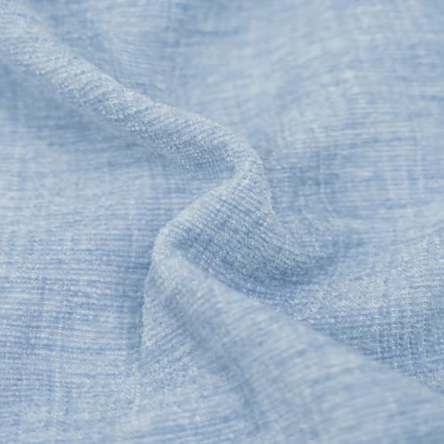 CaliTime Decorative Couch Throw Pillow Covers 18 X 18 Inches Baby Blue - Image 2