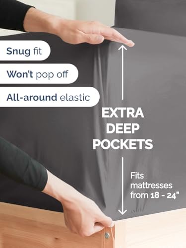 Extra Deep Twin Sheet Set - Image 3