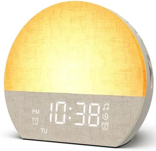 KEPLUG Sunrise Alarm Clock Sound Machine by KEPLUG