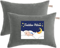 NTBAY Toddler Pillows, Dark Grey by NTBAY