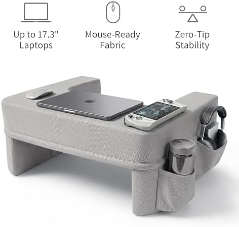 septsun Lap Desk Pillow, Large Ergonomic Couch and Bed Desk - Image 5