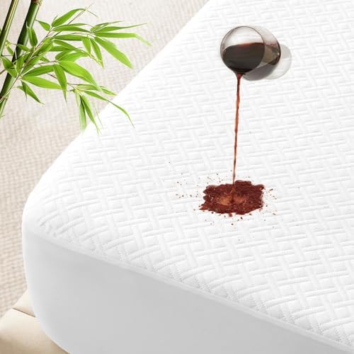Twin XL Waterproof Mattress Protector by LUXELINEN