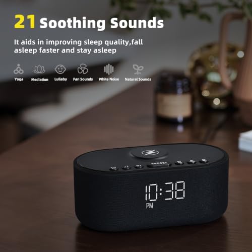 Sound Machine Alarm Clock for Bedrooms - Image 3
