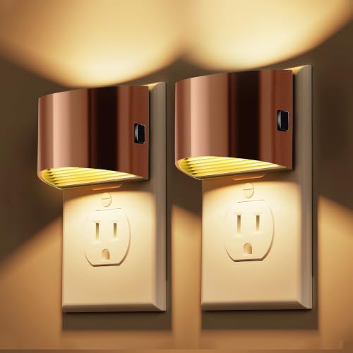 L LOHAS LED Night Lights Plug into Wall, Dimmable Night Light 2 Pack by LLOHASLED