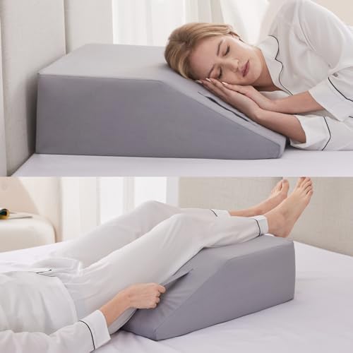 Ruqmuis Leg Elevation Pillow for After Surgery, 6inch Foam Leg Elevating Pillow - Image 2