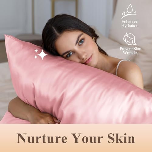 Silk Like Satin Pillowcase King Size, 2 Pack, 20x36 Inches - Image 4