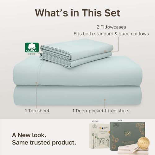 California Design Den Luxury 600 Thread Count Cotton Sheets Queen - Image 3