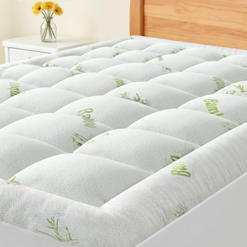Sweetcrispy Twin Size Cooling Bamboo Mattress Topper by Sweetcrispy