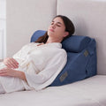 Ruqmuis Wedge Pillow Set for After Surgery, Incline Pillow Wedge for Headboard by Ruqmuis