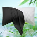 Cooling Side Sleeper Curved Pillowcase Queen 1 Pack 20 * 30 Black by ELIBABA