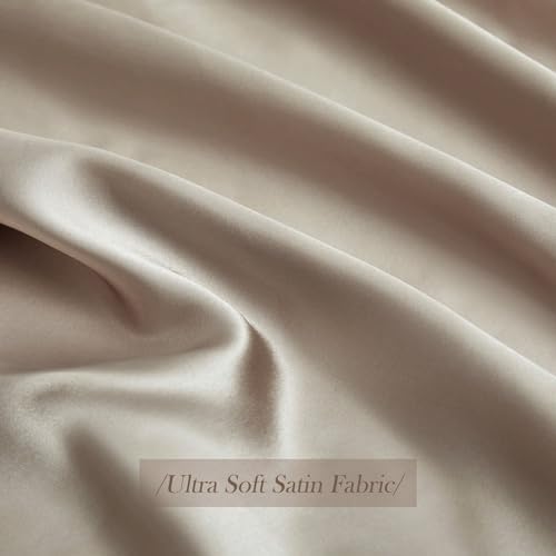 Ersmak Satin Pillowcase Standard Set of 4, Wrinkle Fade Resistant Pillow Covers - Image 6