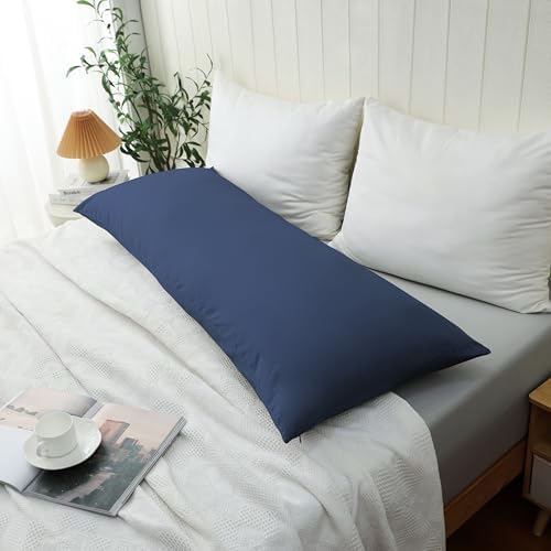 100% Cotton Zippered Body Pillow Protectors 1 Pack by ShunjieHome