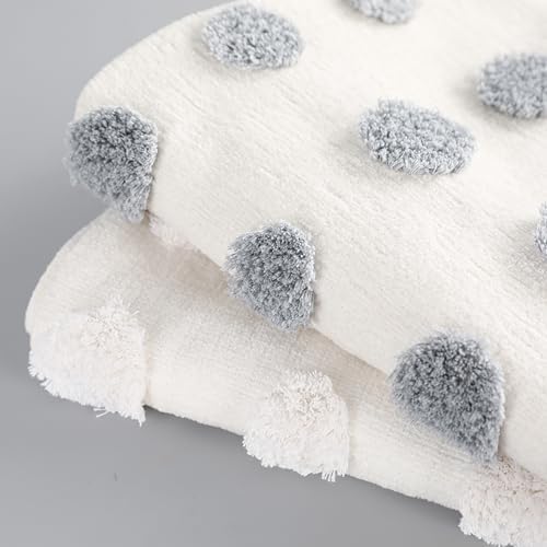 PANOD Decorative Long Lumbar Pillow Cover 16x36 Boho, Super Soft Chenille Extra - Image 2