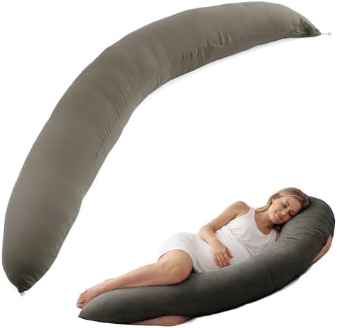 Pregnancy Pillow for Side Sleeping, 74 Inch C Shaped Long Body Pillow, Sleep by OFFICIALGERMANBRANDTANTOMI