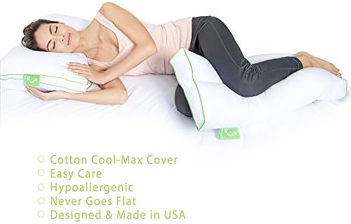 Sleep Yoga Back Sleepers & Side Sleepers, Ergonomically Designed Down - Image 4