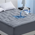Bedsure Grey King Size Mattress Protector Waterproof by BEDSURE