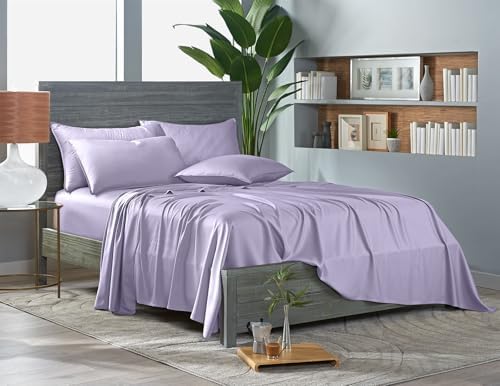 Pure Bamboo Full Sheets, Genuine 100% Organic Viscose Derived from Bamboo Bed - Image 3