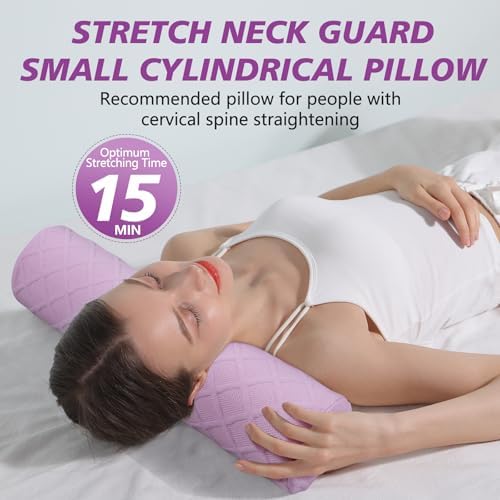 Cozyhealth Cervical Roll Pillow, Medium Soft Memory Foam Neck Round Pillow - Image 4