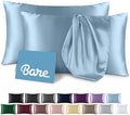 Bare Home Satin Pillowcases Zipper by BareHome