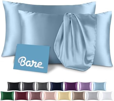 Bare Home Satin Pillowcases Envelope by BareHome