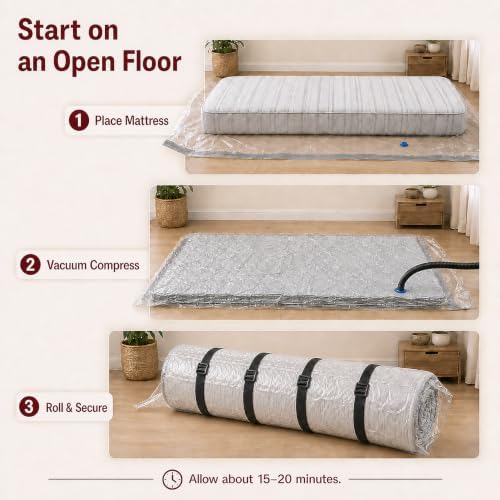 Mattress Vacuum Bag with Straps - Image 5