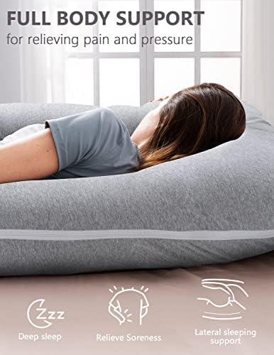 AngQi Pregnancy Pillows, U Shaped Pregnancy Body Pillow - Image 3