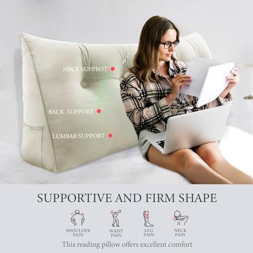 14 lbs Thickened King Headboard Pillow - Image 3