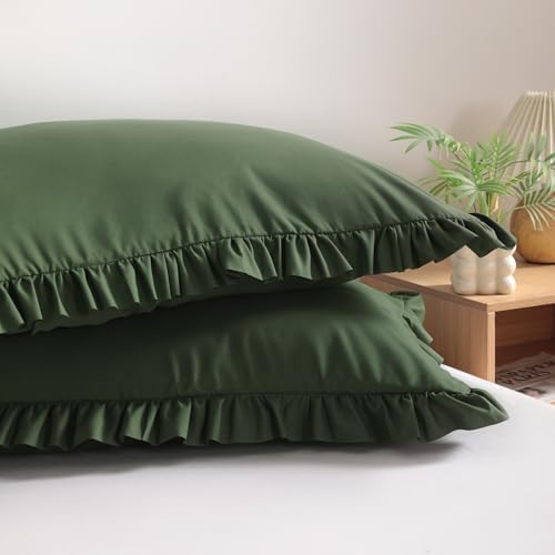 BEDSUM King Ruffled Pillow Shams by BEDSUM