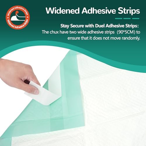 MILDPLUS Bed Pads with Adhesive Strips 36''X36'', Kids and Pet - Image 2