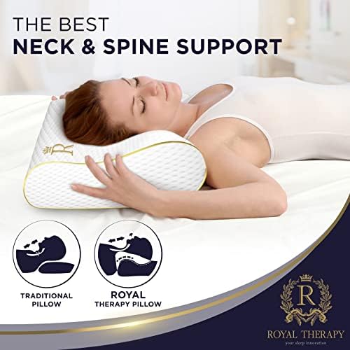 4-Layer Queen, Contour Pillow, Side and Back Sleepers, Orthopedic, Neck Support - Image 4
