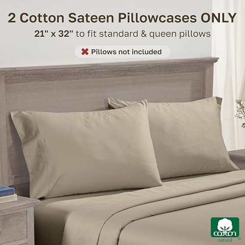 CALIFORNIA DESIGN DEN Luxuriously Soft Hotel Quality 600 Thread Count, 100% - Image 3