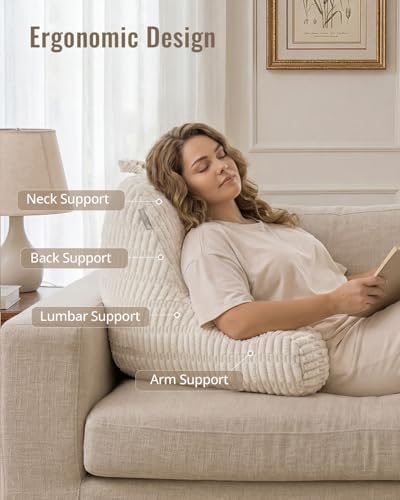 Blissful Diary Reading Pillow, Large Backrest Pillow - Image 2